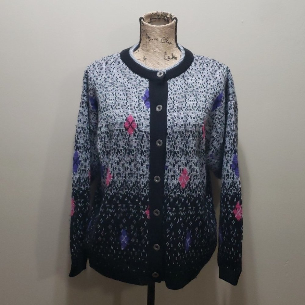 {PASTA} Fun Multi Button Front Sweater - Picture 2 of 5